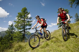 Zahlreiche Rad- und Mountainbikestrecken im Salzburger Land